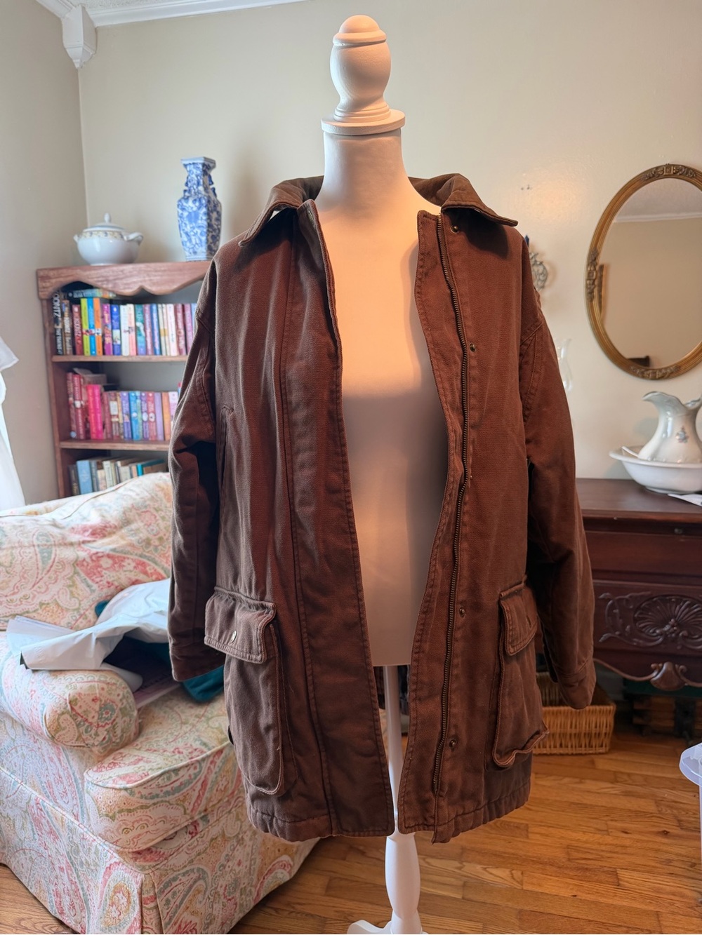 Cabela Brown Canvas Barn Jacket